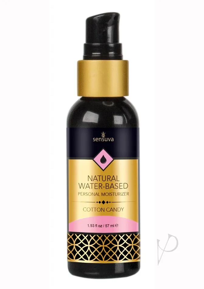 Sensuva Natural Water Based Cotton Candy Flavored Lubricant 2oz Sensuva Lubricants Sexual Health Wellbeing