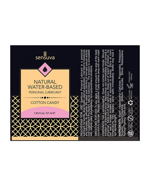 Sensuva Natural Water Based Cotton Candy Flavored Lubricant 2oz Sensuva Lubricants Sexual Health Wellbeing Sensuva Natural Water Based Cotton Candy Flavored Lubricant 2oz Sensuva Lubricants Sexual Health Wellbeing
