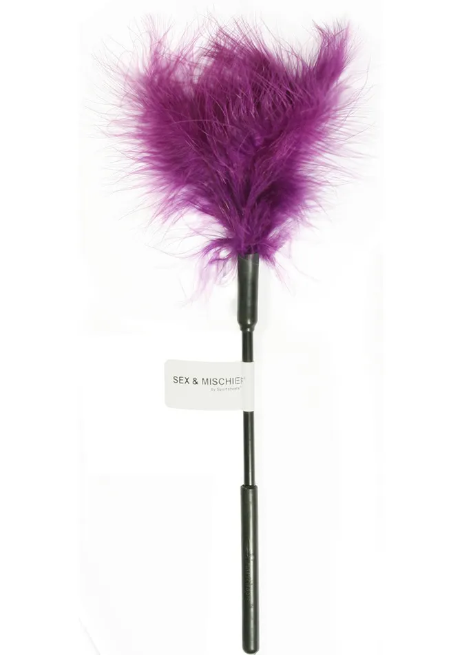 Sex And Mischief Vibrators Sex and Mischief Feather Tickler Purple