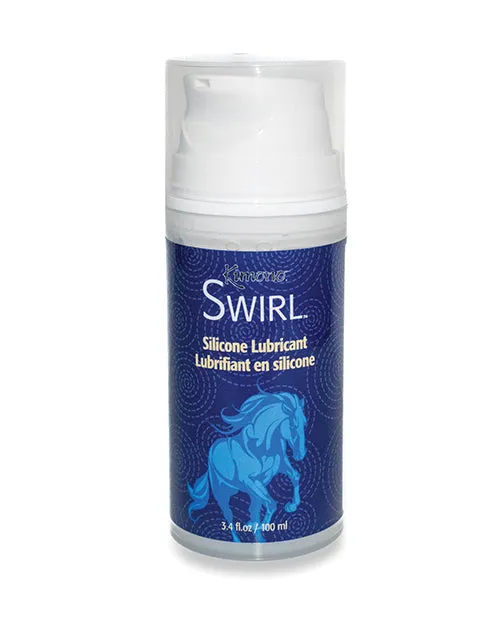 Sexual Health Wellbeing Kimono Kimono Swirl Silicone Lubricant 34 oz Pump