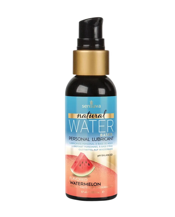 Sexual Health Wellbeing Sensuva Lubricants Sensuva Natural Water Based Watermelon Flavored Lubricant 193oz Sexual Health Wellbeing Sensuva Lubricants Sensuva Natural Water Based Watermelon Flavored Lubricant 193oz