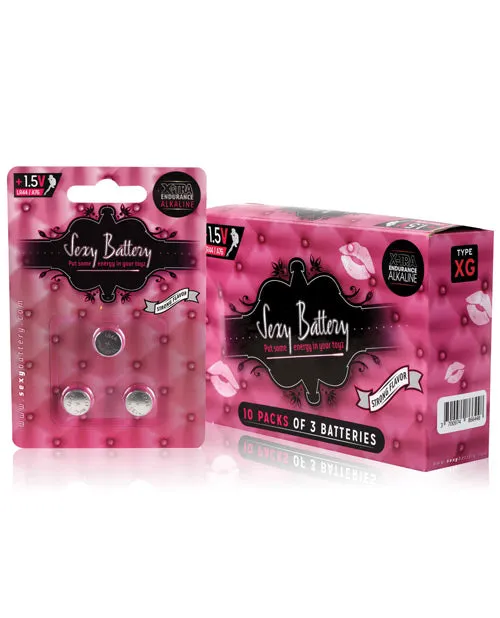 Sexy Battery Enhancers Sexy Battery Xtra Endurance Alkaline Batteries LR44 A76 15V 3 Pack