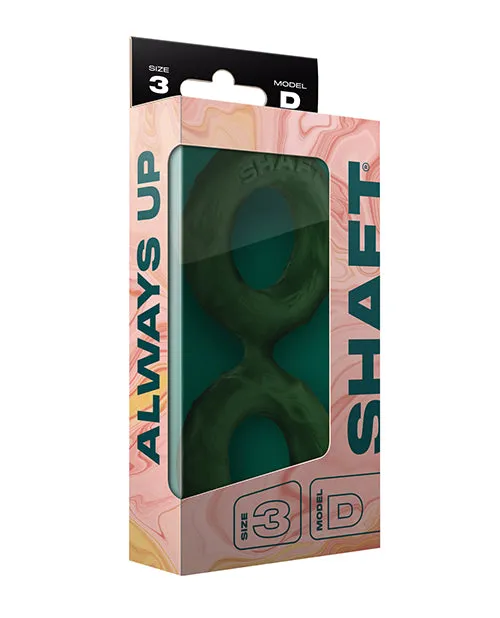Shaft Male Sex Toys Shaft Double CRing Large Green