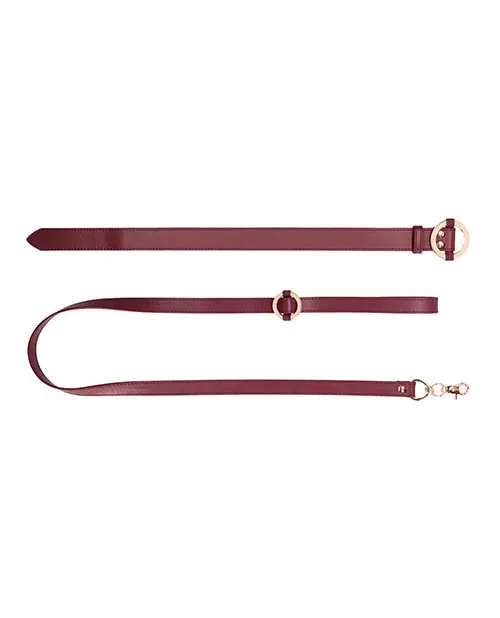 Shots Ouch Halo Collar wLeash Burgundy Ouch Dildos Shots Ouch Halo Collar wLeash Burgundy Ouch Dildos