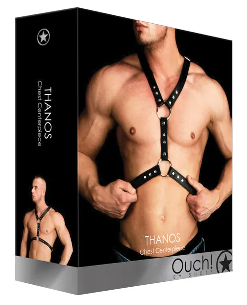 Shots Ouch Thanos Chest Centerpiece Body Harness Black Ouch Anal Shots Ouch Thanos Chest Centerpiece Body Harness Black Ouch Anal