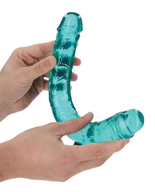 Shots RealRock Crystal Clear 13 Double Dildo Turquoise Realrock Dildos Shots RealRock Crystal Clear 13 Double Dildo Turquoise Realrock Dildos