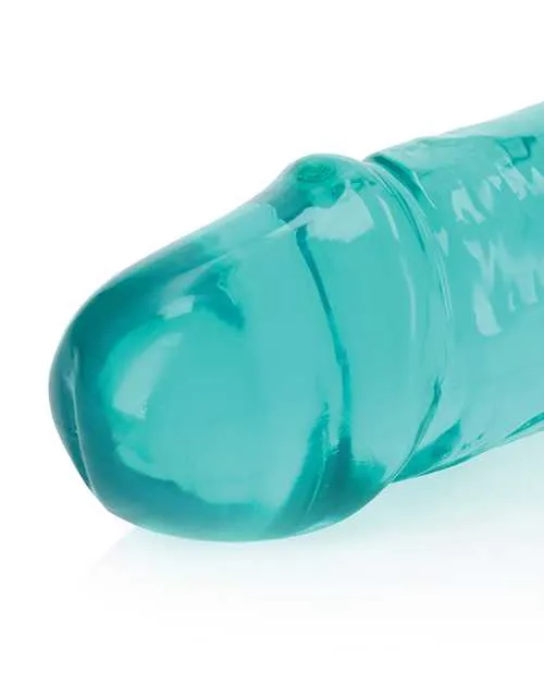 Shots RealRock Crystal Clear 13 Double Dildo Turquoise Realrock Dildos Shots RealRock Crystal Clear 13 Double Dildo Turquoise Realrock Dildos