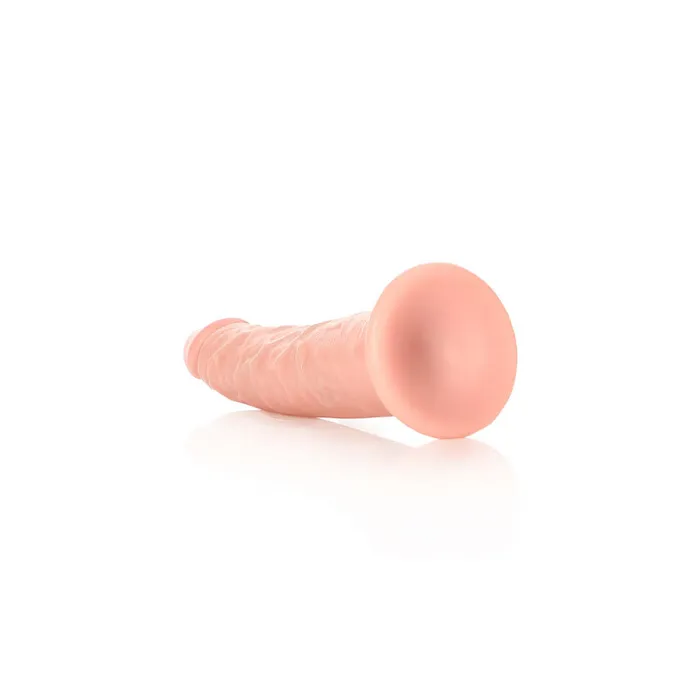 Shots Toys Female Sex Toys REALROCK Realistic 6 Slim Suction Cup Dildo