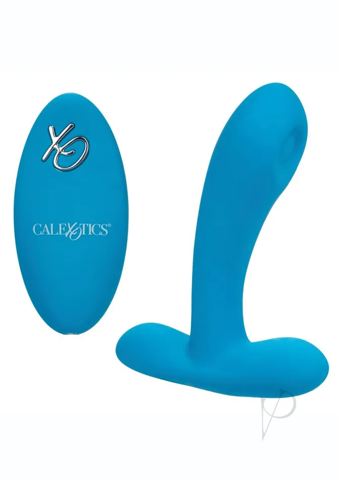 Silicone Pulsing Pleaser Rechargeable Vibrator with Remote Control Blue Remote Controlled Vibes Female Sex Toys Silicone Pulsing Pleaser Rechargeable Vibrator with Remote Control Blue Remote Controlled Vibes Female Sex Toys