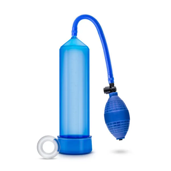 SimpleeDiscreet Vibrators Performance Enhancement Pump Blue