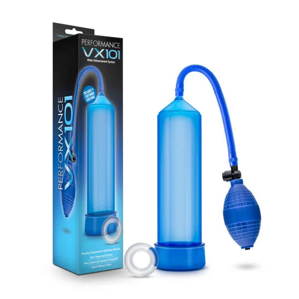 SimpleeDiscreet Vibrators Performance Enhancement Pump Blue