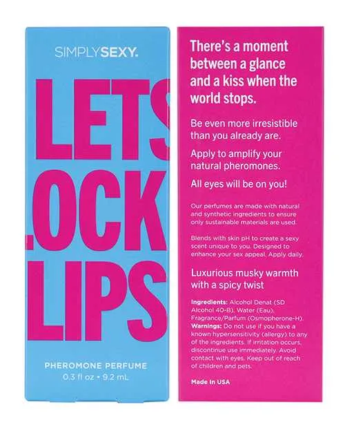 Simply Sexy Pheromone Perfume Lets Lock Lips Spray 03oz Simply Sexy Dildos Simply Sexy Pheromone Perfume Lets Lock Lips Spray 03oz Simply Sexy Dildos