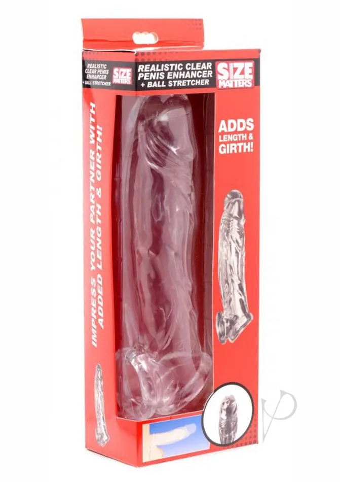 Size Matters Male Sex Toys Size Matters Realistic Clear Penis Enhancer Clear Size Matters Male Sex Toys Size Matters Realistic Clear Penis Enhancer Clear