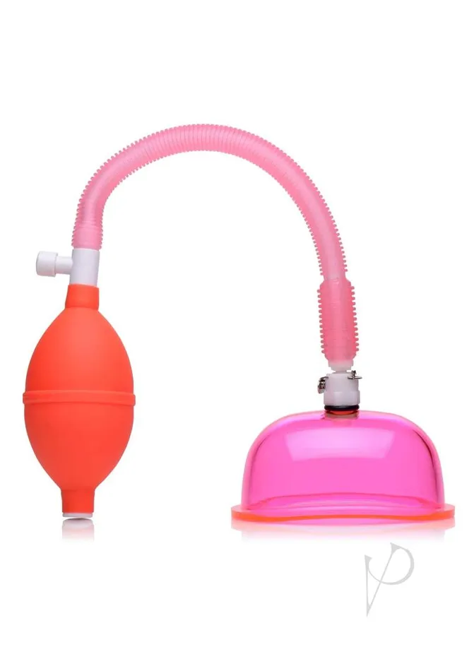 Size Matters Male Sex Toys Size Matters Vaginal Pump with 5in Large Cup Pink