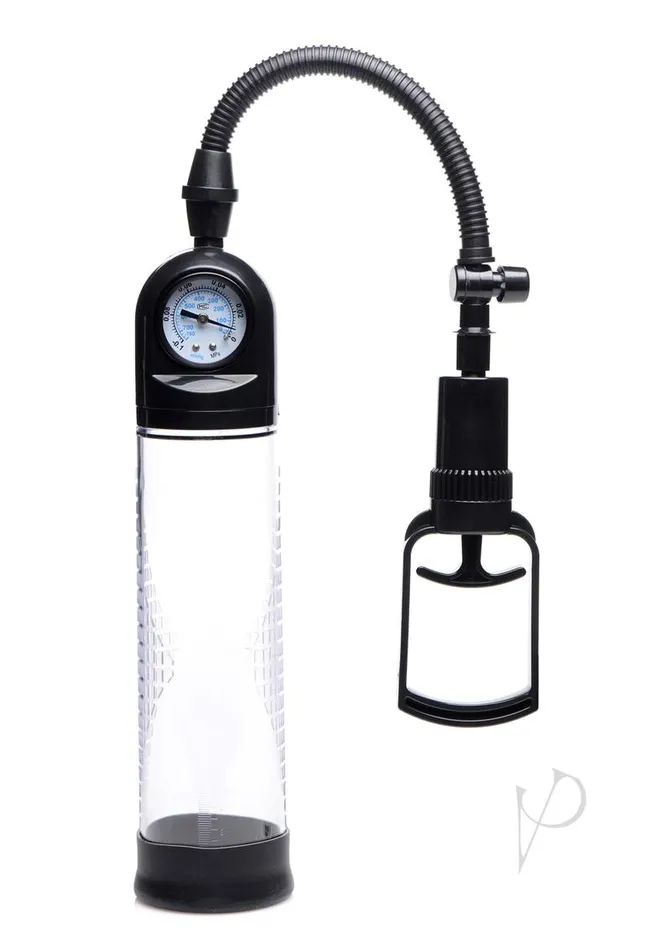 Size Matters Trigger Penis Pump with Builtin Pressure Gauge Size Matters Male Sex Toys