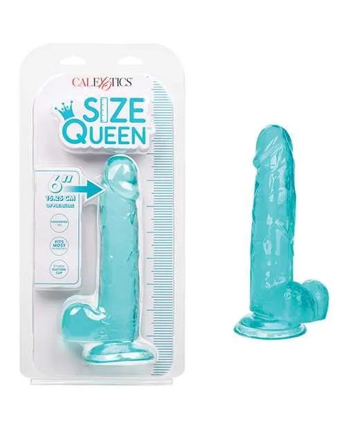 Size Queen Dildo 6in Blue Size Queen Dildos Size Queen Dildo 6in Blue Size Queen Dildos