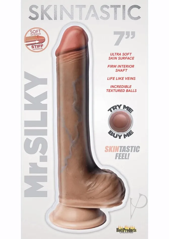 Skintastic So Vein Realistic Dildo with Balls Waterproof 7in Vanilla Skinsations Female Sex Toys Skintastic So Vein Realistic Dildo with Balls Waterproof 7in Vanilla Skinsations Female Sex Toys