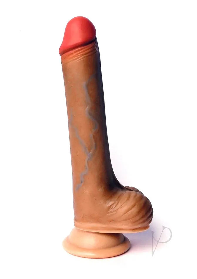 Skintastic So Vein Realistic Dildo with Balls Waterproof 7in Vanilla Skinsations Female Sex Toys