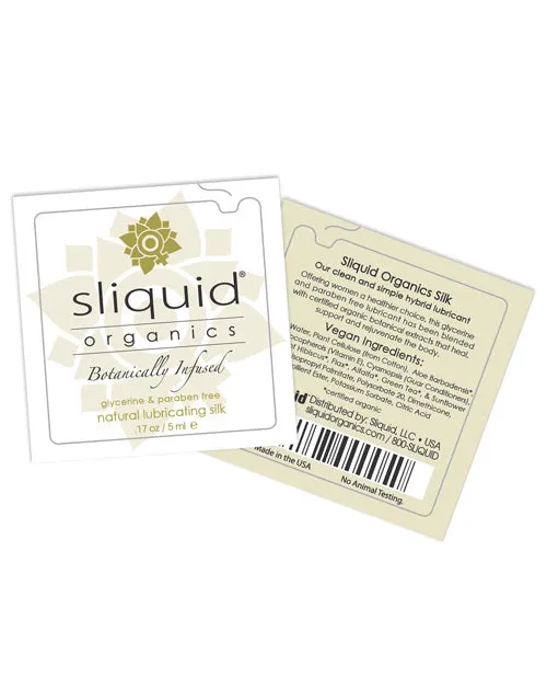 Sliquid Lubricants Sliquid Organics Silk Lubricant 17 oz Pillow