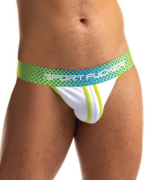 Sport Fucker Male Sex Toys Sport Fucker Jersey Jock XL GreenWhite