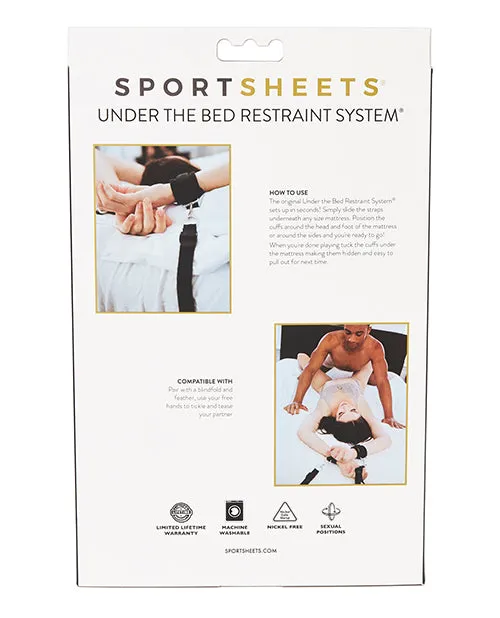 Sportsheets Anal Sportsheets Under The Bed Restraint System Black