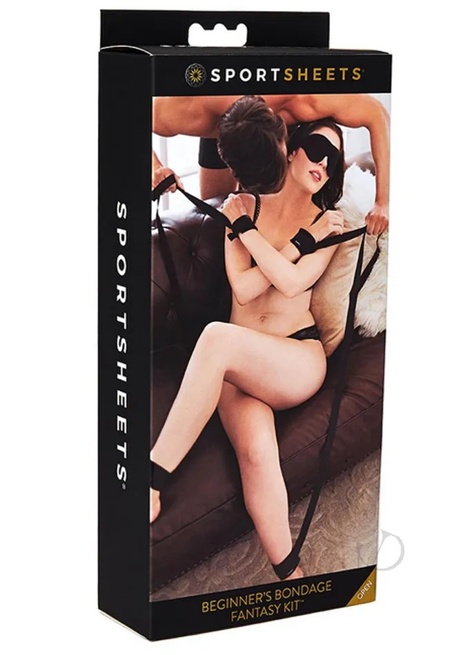 Sportsheets Beginners Bondage Fantasy Kit Black Sportsheets Anal