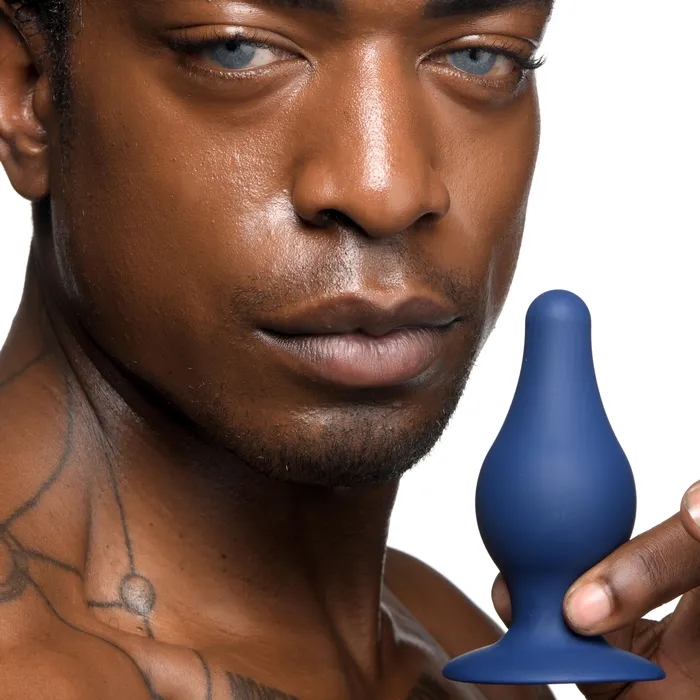 SqueezeIt Male Sex Toys Squeezable Tapered Anal Plug