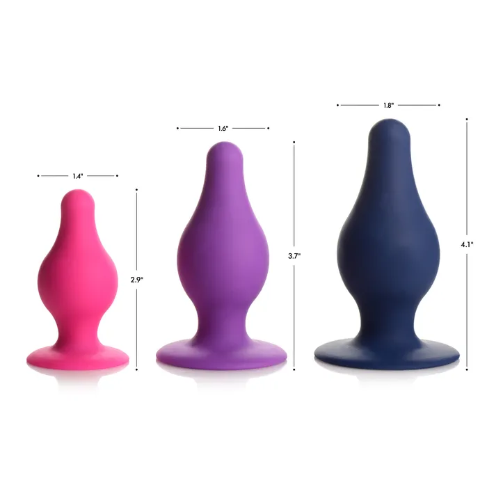 SqueezeIt Male Sex Toys Squeezable Tapered Anal Plug