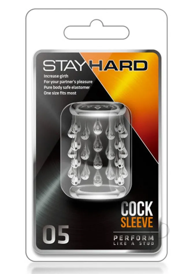 Stay Hard Dildos Stay Hard Cock Sleeve 05 Clear