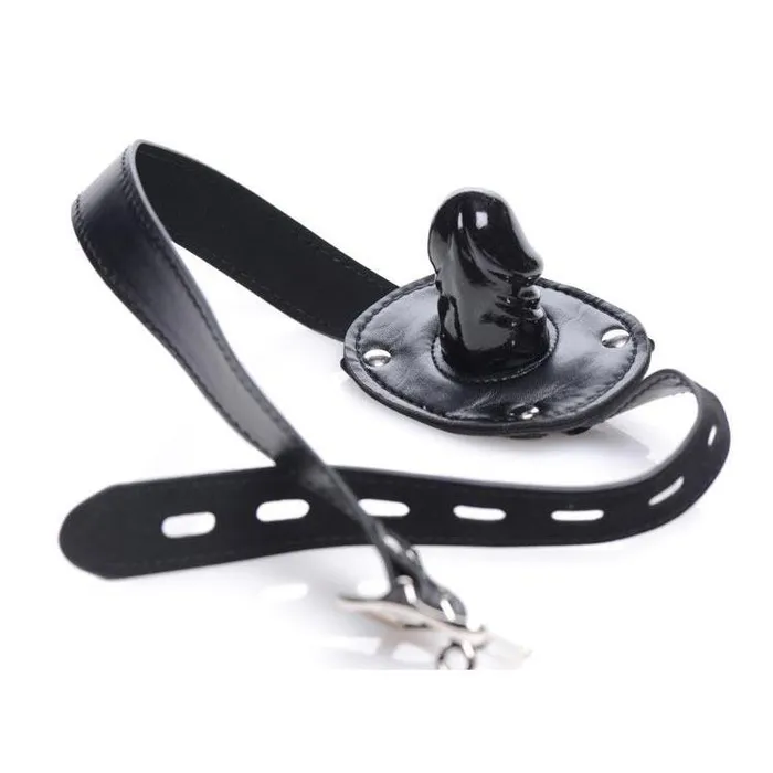 Strict Bondage Hood with Penis Gag Male Sex Toys