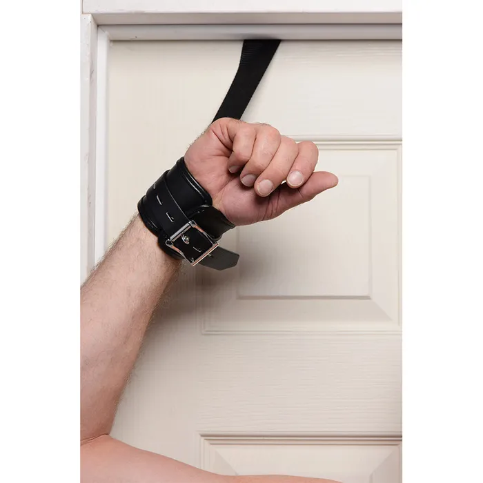 Strict Dildos Over the Door Restraint