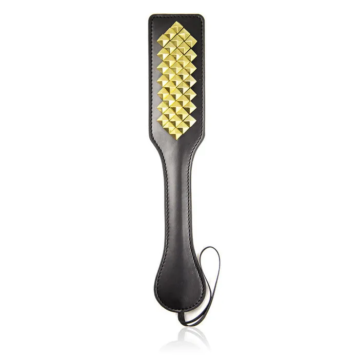 Strict Leather Black Spanking Paddle Studded Gold Wild Night Fantasies Anal Strict Leather Black Spanking Paddle Studded Gold Wild Night Fantasies Anal