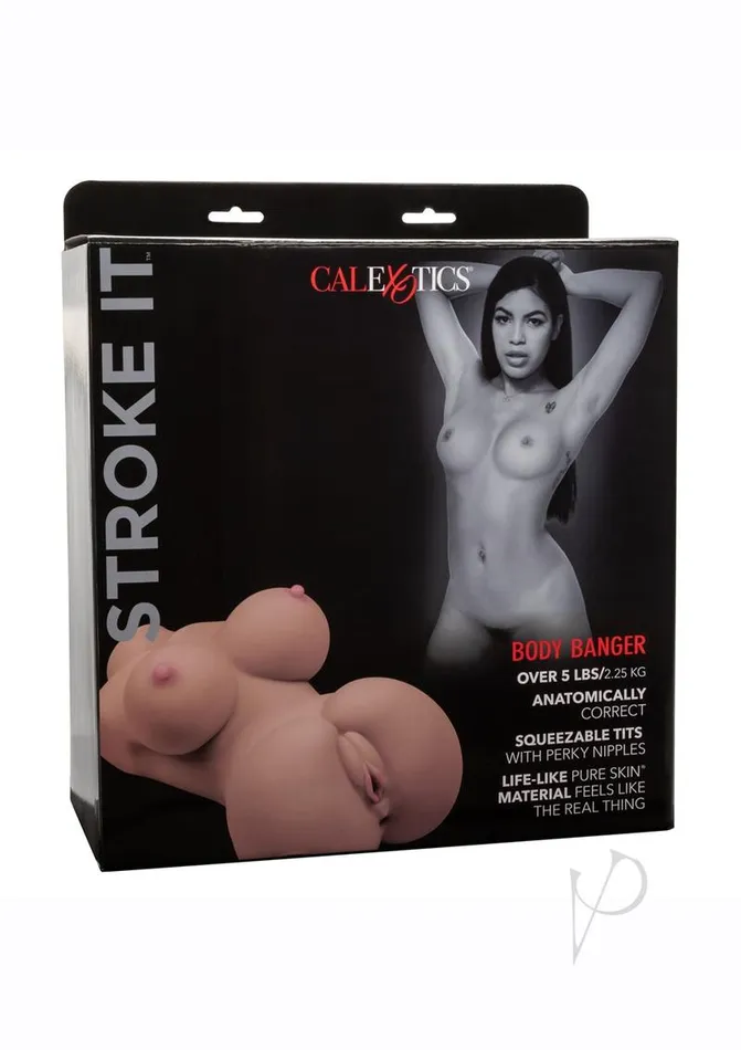 Stroke It Male Sex Toys Stroke It Body Banger Masturbator Chocolate