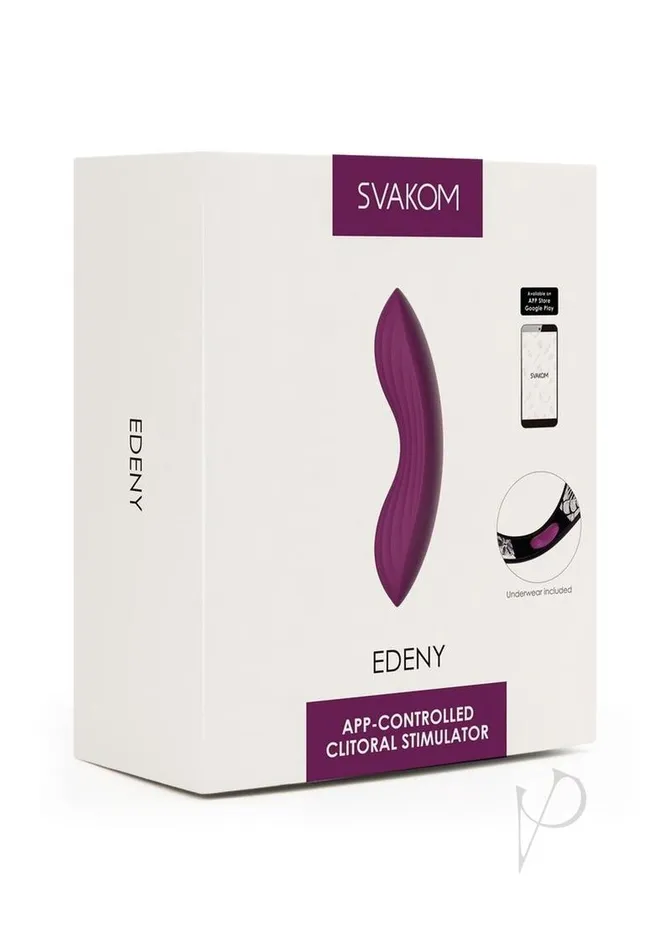 Svakom Female Sex Toys Svakom Edeny Interactive Silicone Clitoral Stimulator Violet Svakom Female Sex Toys Svakom Edeny Interactive Silicone Clitoral Stimulator Violet