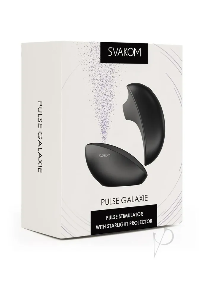 Svakom Pulse Galaxie App Control Rechargeable Silicone Clitoral Stimulator with Remote Control Midnight Black Svakom Female Sex Toys Svakom Pulse Galaxie App Control Rechargeable Silicone Clitoral Stimulator with Remote Control Midnight Black Svakom Female Sex Toys