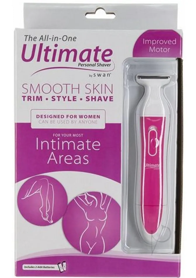 Swan The All In One Ultimate Personal Shaver Kit For Women PinkWhite Swan Vibrators Swan The All In One Ultimate Personal Shaver Kit For Women PinkWhite Swan Vibrators