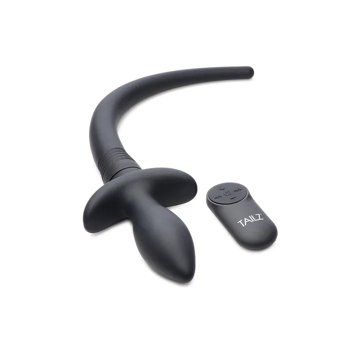 Tailz Male Sex Toys Remote Control Wagging and Vibrating Puppy Tail Anal Plug