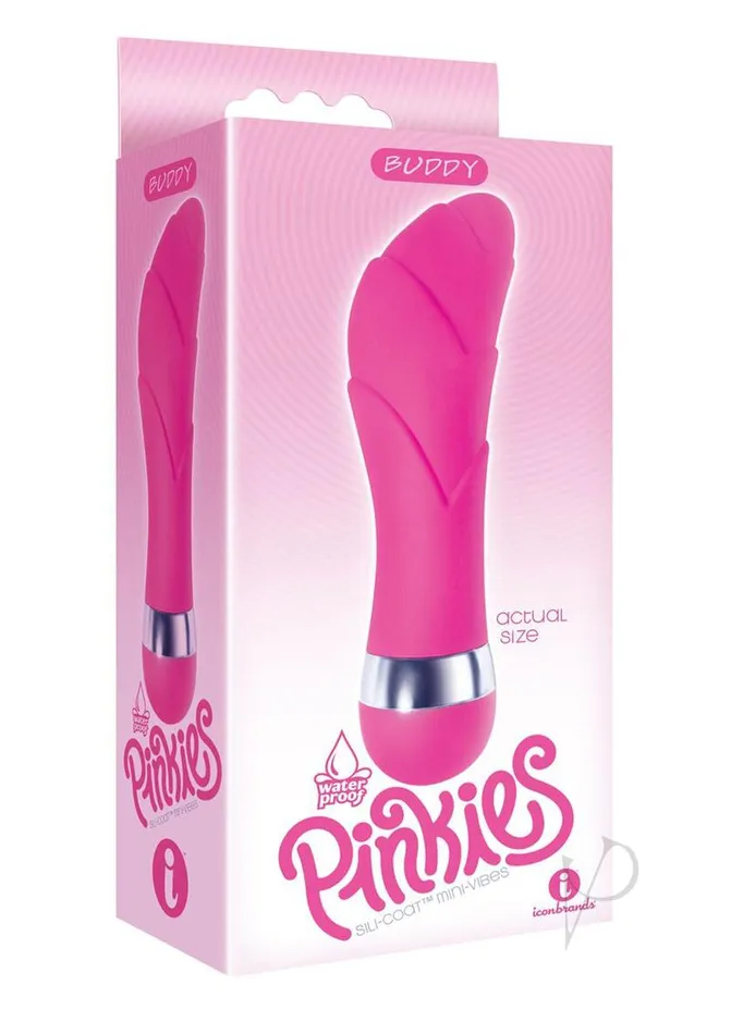 The 9s Pinkies Buddy Silicone Mini Vibrator 45in Pink The 9s Female Sex Toys The 9s Pinkies Buddy Silicone Mini Vibrator 45in Pink The 9s Female Sex Toys