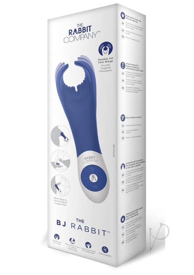 The Rabbit Company The BJ Rabbit Rechargeable Silicone Vibrator Navy The Rabbit Company Female Sex Toys The Rabbit Company The BJ Rabbit Rechargeable Silicone Vibrator Navy The Rabbit Company Female Sex Toys