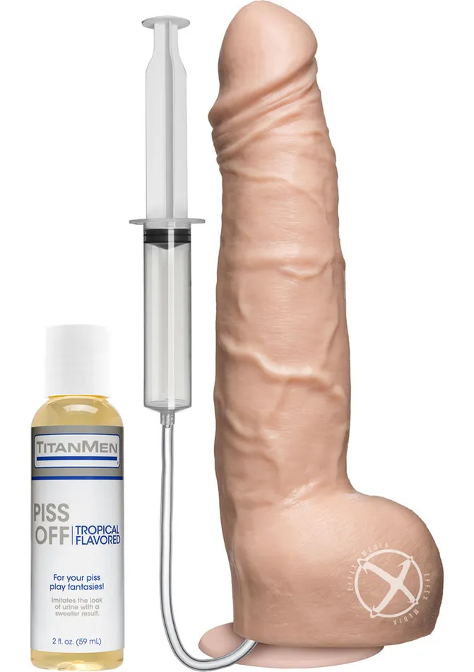 Titan Men Dildos TitanMen Pissoff Squirting Dildo Vanilla Titan Men Dildos TitanMen Pissoff Squirting Dildo Vanilla