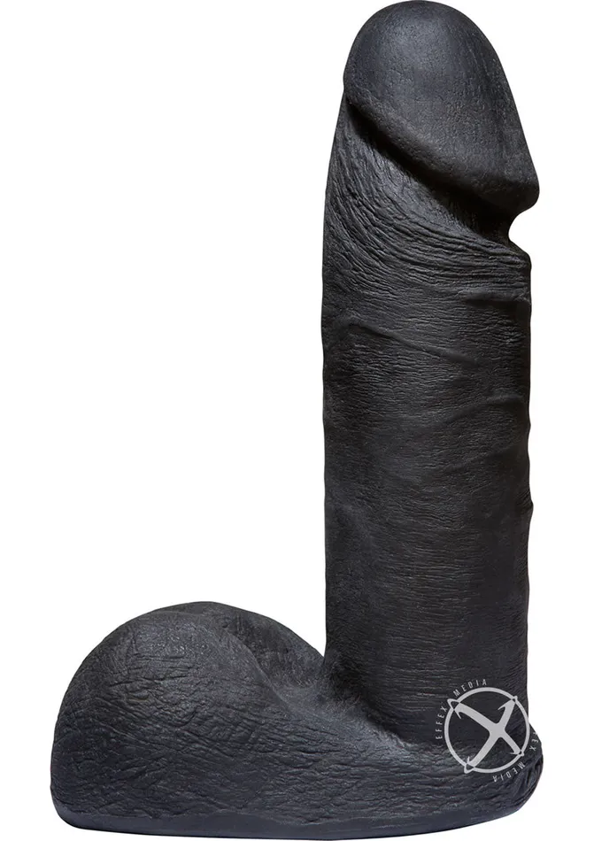 VacULock CodeBlack Ultraskyn Dildo 6in Black Vac U Lock Dildos VacULock CodeBlack Ultraskyn Dildo 6in Black Vac U Lock Dildos
