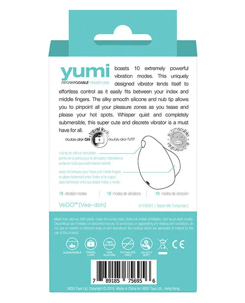 Vedo VeDO Yumi Layon Vibe Tease Me Turquoise Vibrators Vedo VeDO Yumi Layon Vibe Tease Me Turquoise Vibrators