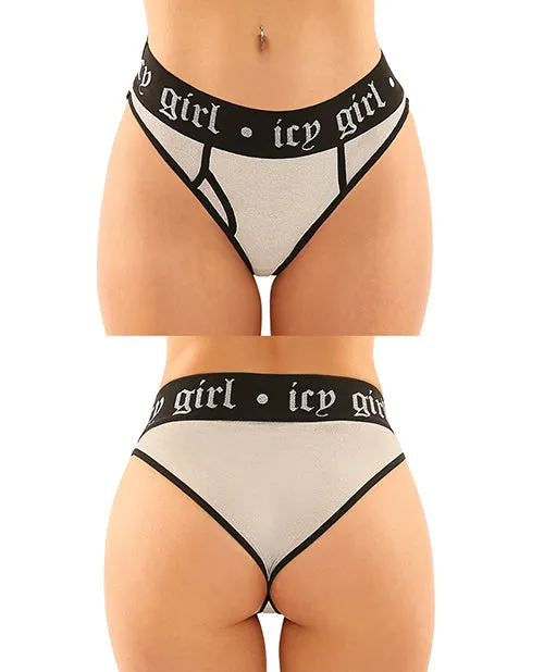 Vibes By Fantasy Lingerie Vibrators Vibes Buddy Pack Icy Girl Metallic Boy Brief Lace Thong Black SM Vibes By Fantasy Lingerie Vibrators Vibes Buddy Pack Icy Girl Metallic Boy Brief Lace Thong Black SM
