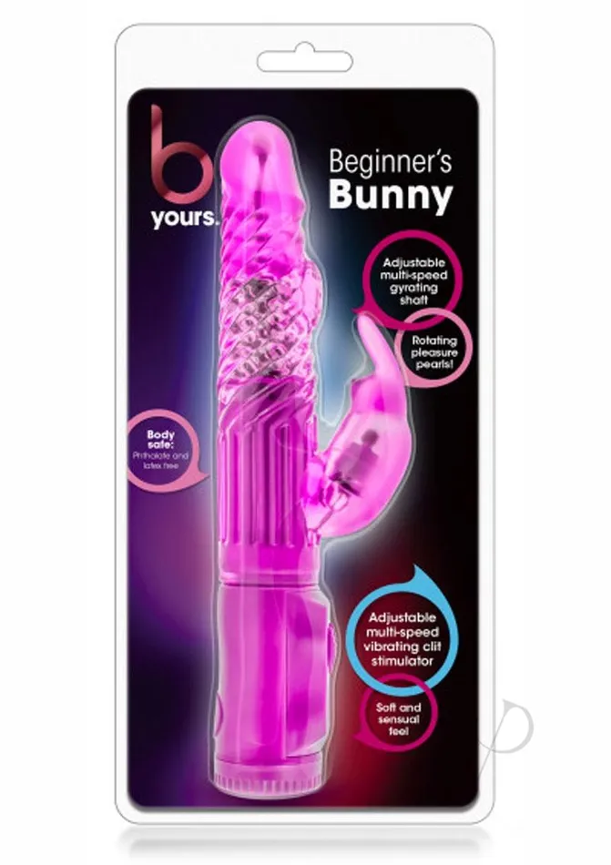 Vibrators B Yours B Yours Beginners Bunny Rabbit Vibrator Pink