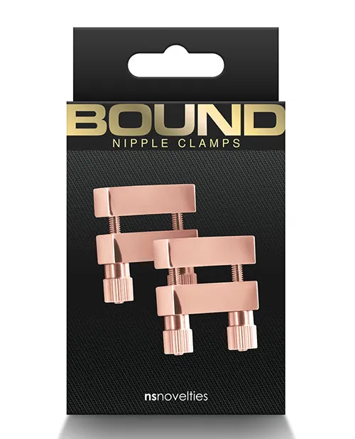 Vibrators Bound Nipple Clamps V1 Rose Gold Bound Vibrators Bound Nipple Clamps V1 Rose Gold Bound