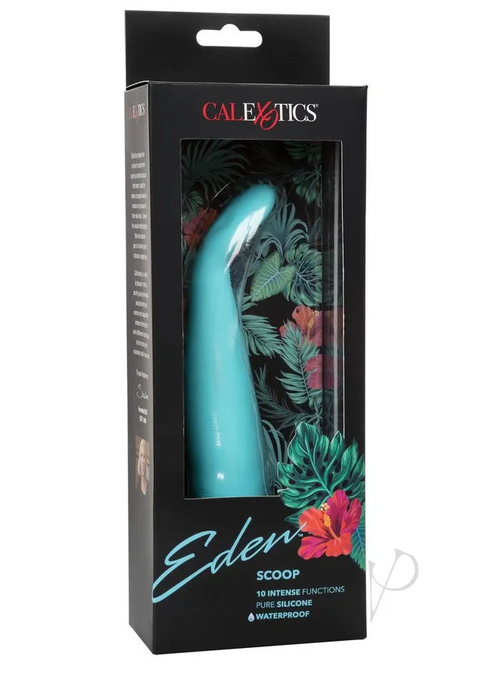 Vibrators Eden Scoop Silicone Vibrator Blue Eden