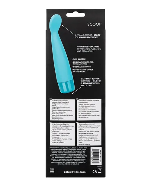 Vibrators Eden Scoop Silicone Vibrator Blue Eden Vibrators Eden Scoop Silicone Vibrator Blue Eden