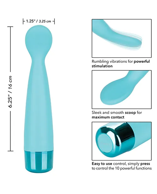 Vibrators Eden Scoop Silicone Vibrator Blue Eden Vibrators Eden Scoop Silicone Vibrator Blue Eden