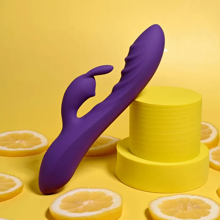 Vibrators Evolved WAVY Purple Rabbit Vibrator Evolved