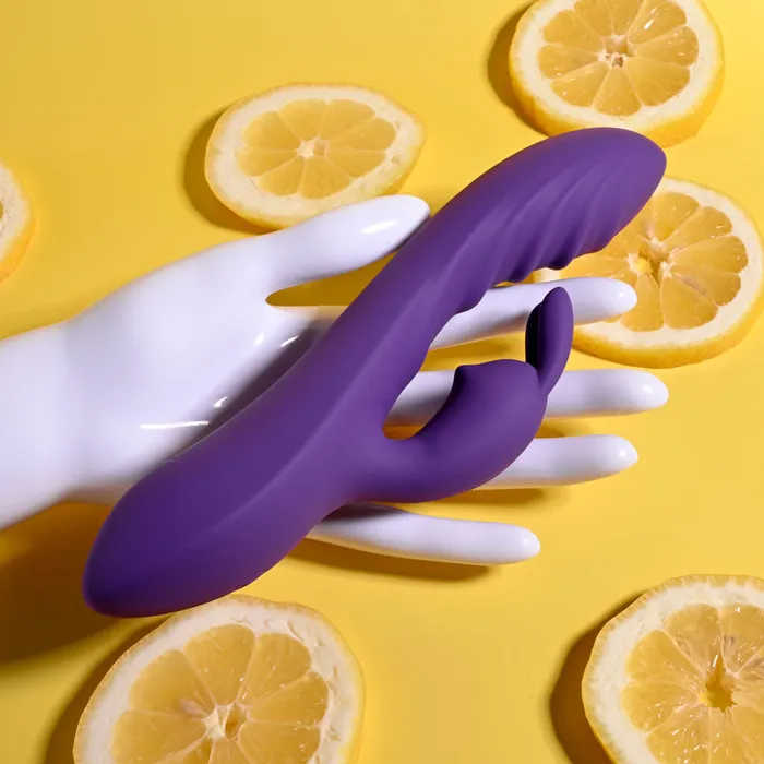 Vibrators Evolved WAVY Purple Rabbit Vibrator Evolved